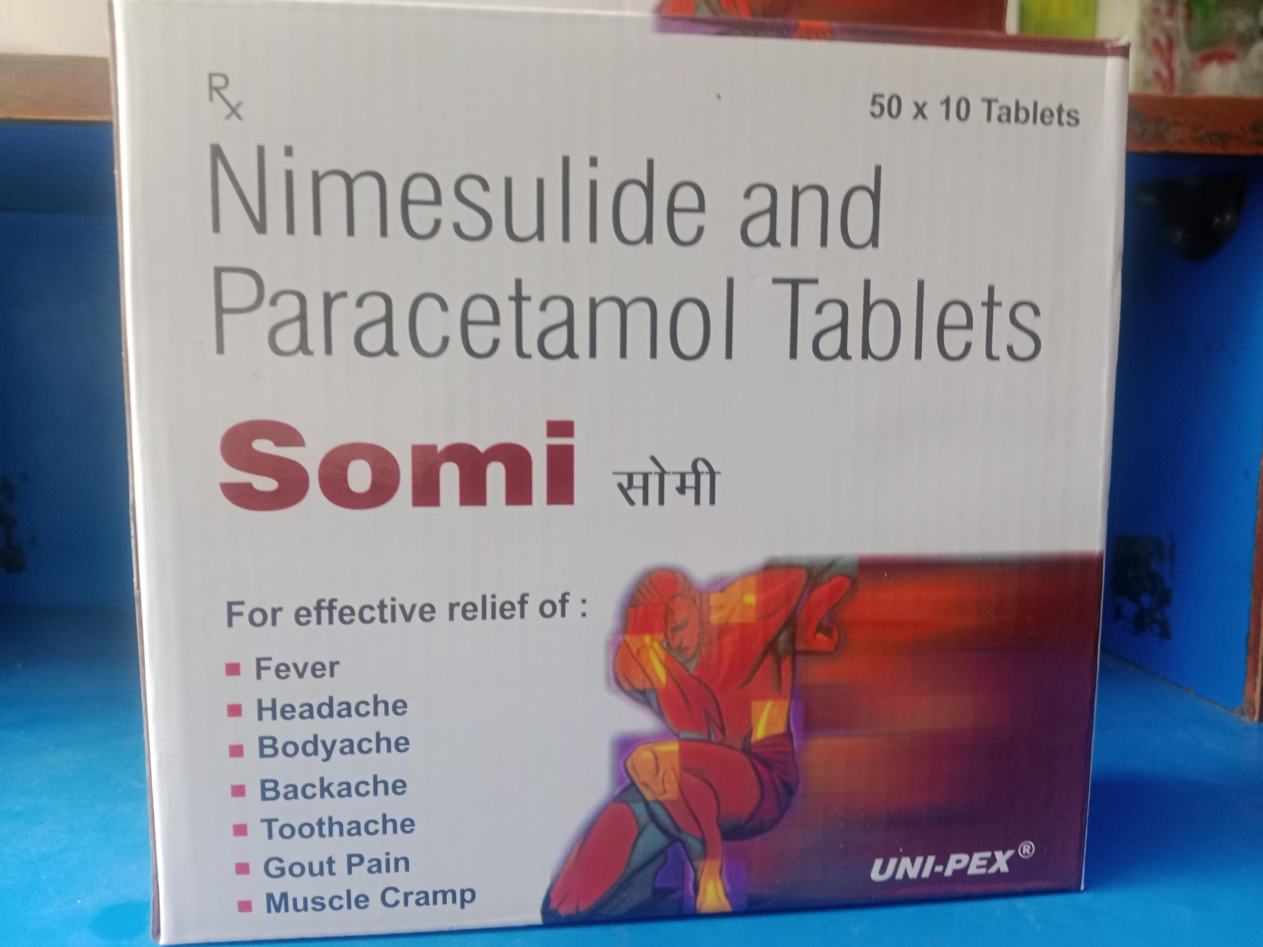 SOMI TAB UNIPEX 1*10 TAB